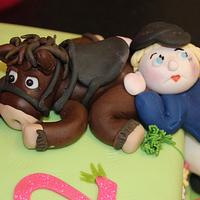 A Horse lovers cake (The horse that didnt want to jump)