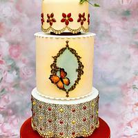 Moroccan wedding cake
