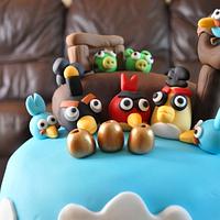 Angry Bird Cake for Henry