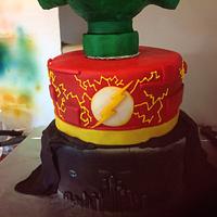 DC SUPERHERO CAKE!!