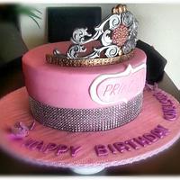 Princess crown cake