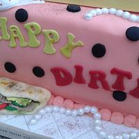 Dirty 30 cake