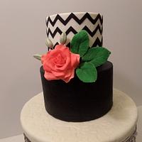 Pink Rose and Chevron! 