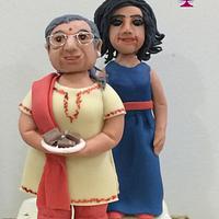 Look alike figurine toppers