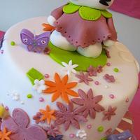 Hello Kitty 1st Birthday Cake 