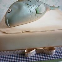 Fish wedding cake