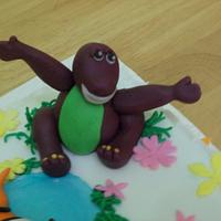 Tinkerbell , Barney & Nemo Cake