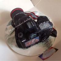 Canon DSLR birthday cake