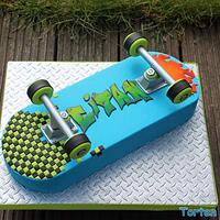 Skateboard cake