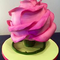 3D rose cake