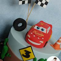 Cars/Lightning McQueen Cake