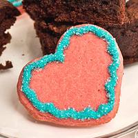 Colored Dough Heart Cookies