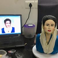 Benazir Bhutto - Spectacular Pakistan An International Sugar Art Collaboration 