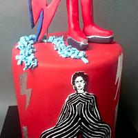 David Bowie Collab Cake