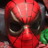 Superheros with edible masks(tutorial link)