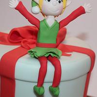 Elf Christmas Cake