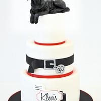 Labrador Retriever Dog Cake