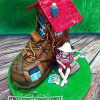 Old Woman Who Lives in a Shoe ... Cake!
