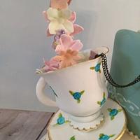 Teapot wedding Cake
