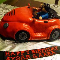Car cake for twins!