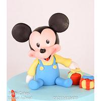 Baby Mickey Mouse cake 