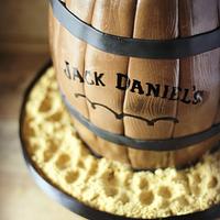 Jack Daniel's Barrel Cake
