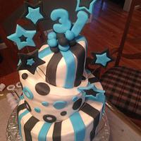 My First Ever Topsy Turvy Cake!