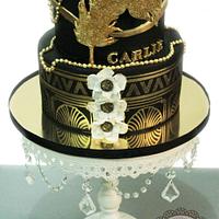 Great Gatsby theme cake