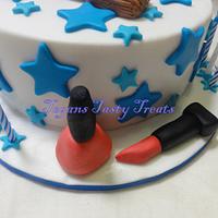 Pamper party cake