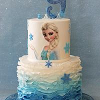 Frozen - Elsa Birthday Cake