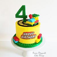 BUTTERCREAM LEGO TRAIN CAKE