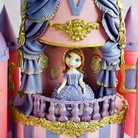 Sofia the princess Castle cake !! 