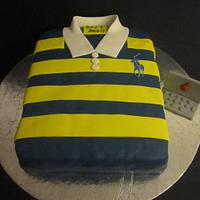 Ralph Lauren T Shirt Cake