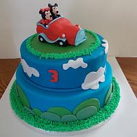 Micky and Minnie Birthday Cake
