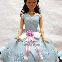 My first doll cake ...