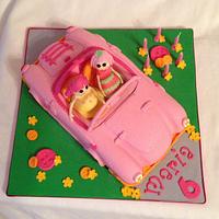 Lalaloopsy car cake