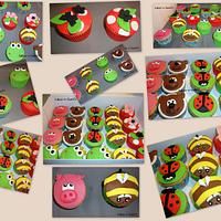 Animal cupcakes