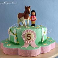 Noa´s Cake and her horse