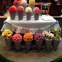 Flower Stall Cake