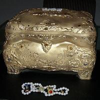 antique jewlery box cake