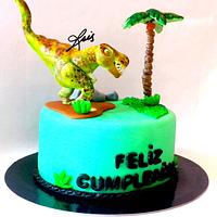 T-Rex cake