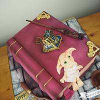 Harry Potter Book Cake