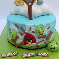 Angry birds, in action