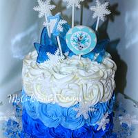 Disney Frozen Cake & Cupcakes