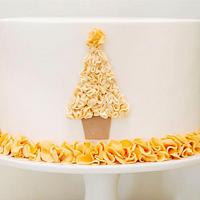 'Christmas Tree' Ruffle Cake