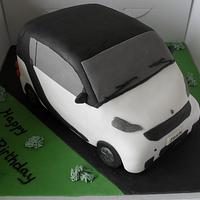 smart car birthday cake 
