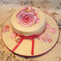 Tea Rose Cake