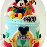 Mickey & Pluto Specialty Cake