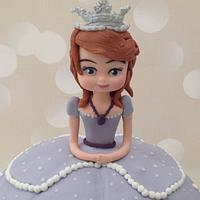 Princess Sofia the 1st birthday cake 