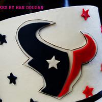 Texas football fan birthday cake.